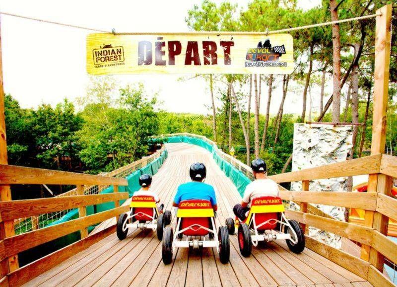 Campingplatz Frankreich Vendée : karts karting courses activites enfants